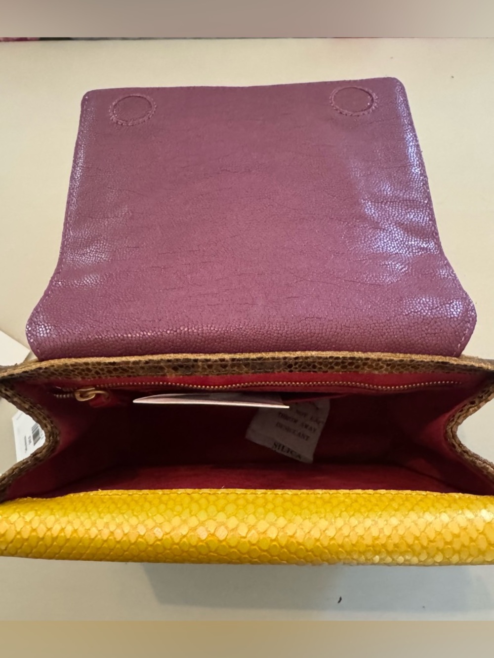 New Hammitt Jeffrey-Mendocino 2 tone/2 handle Purse - Picture 3 of 13